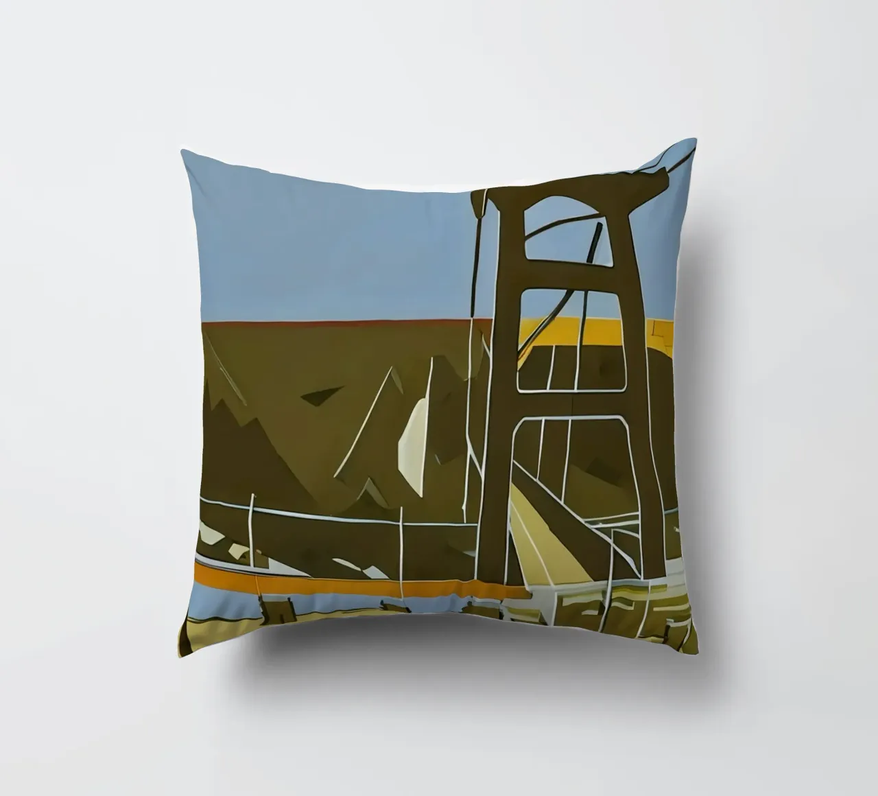 Escursione_turistica_Footbridge_Willingen_1 cuscino da Abstract Art by LK