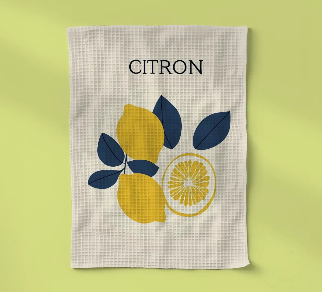 Lemons - Zitrone Geschirrtuch von IamHomeStudio