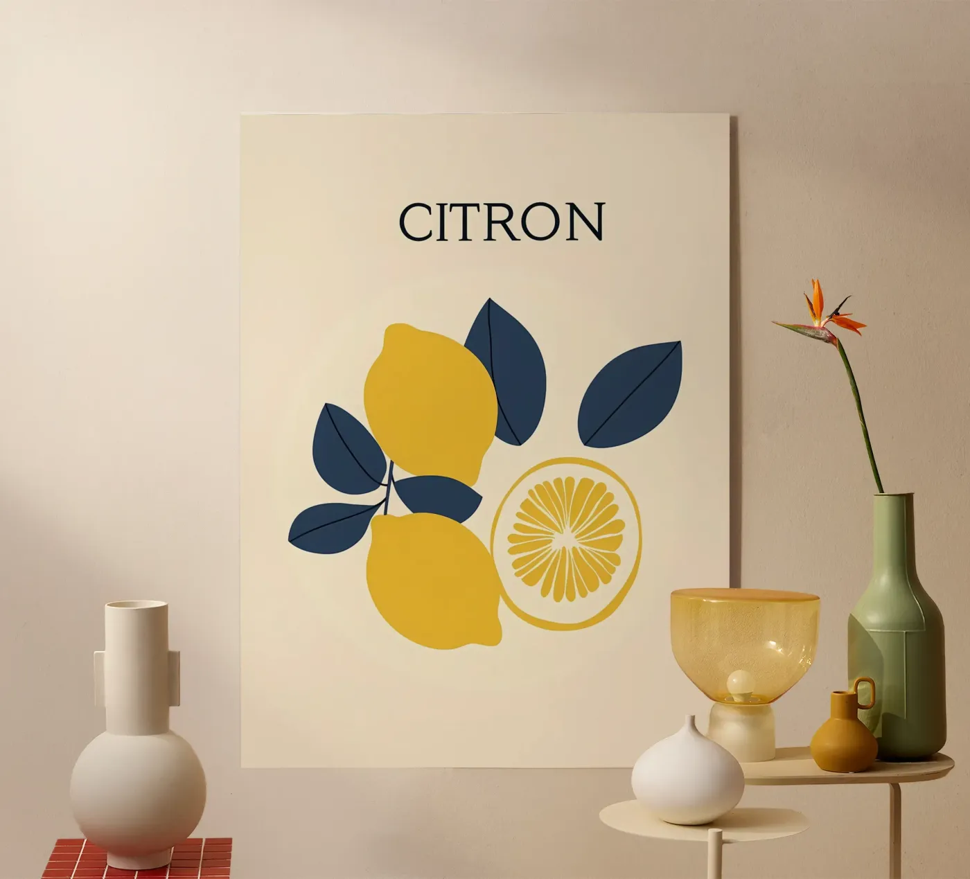 Lemons - Lemon Acryl-Glas von IamHomeStudio