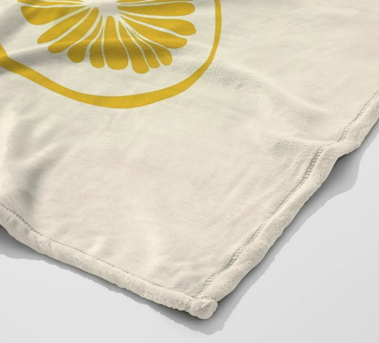 Lemons - Zitrone Fleecedecke von IamHomeStudio