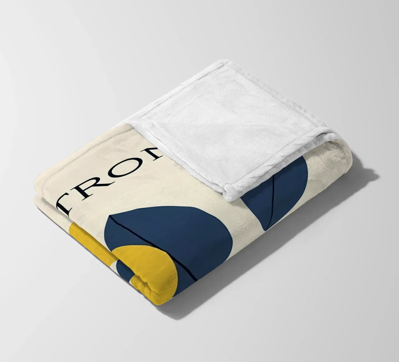 Lemons - Zitrone Fleecedecke von IamHomeStudio