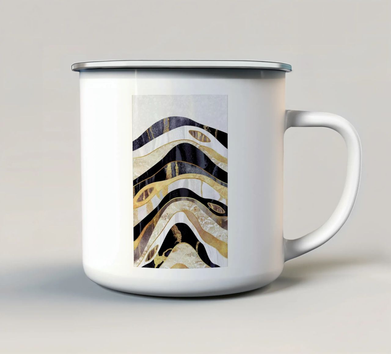 Earth Treasure tazza in smalto da Elisabeth Fredriksson
