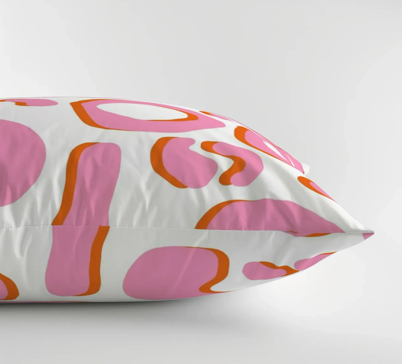Leopard pink orange cuscino da BAINAI