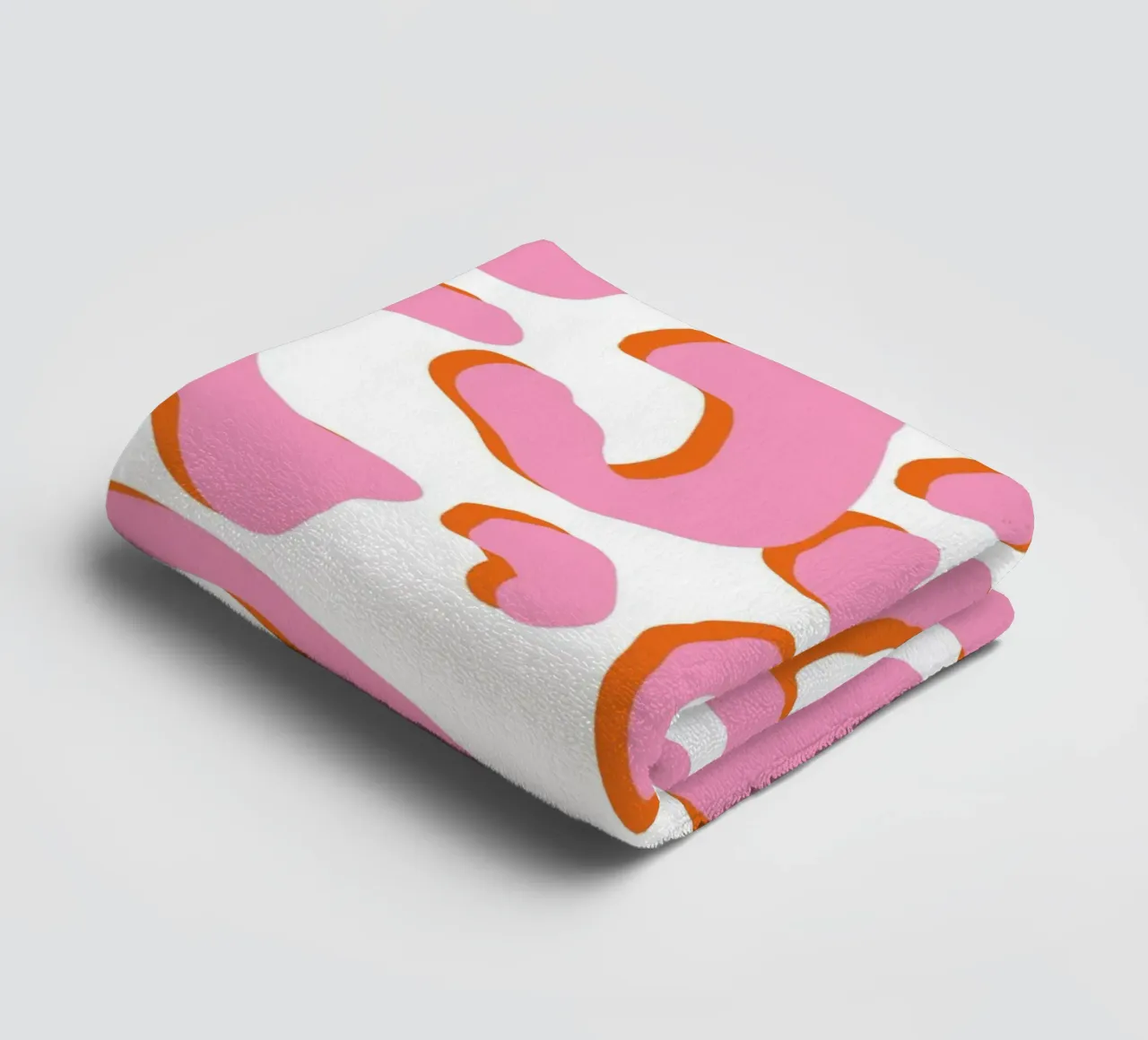 Leopard pink orange asciugamano da bagno da BAINAI