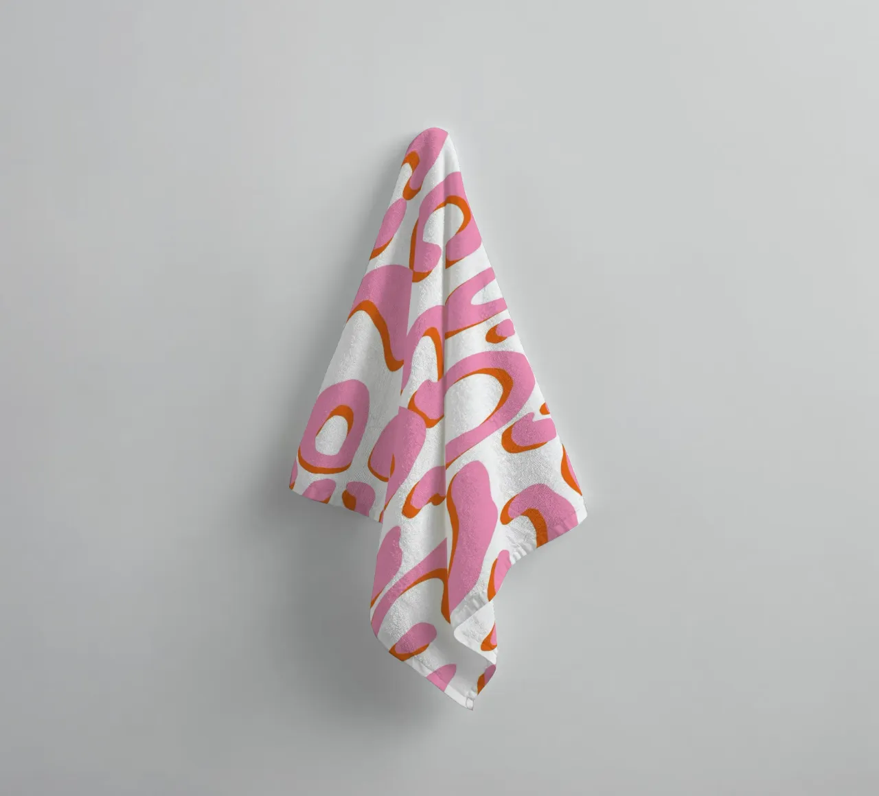 Leopard pink orange asciugamano da bagno da BAINAI