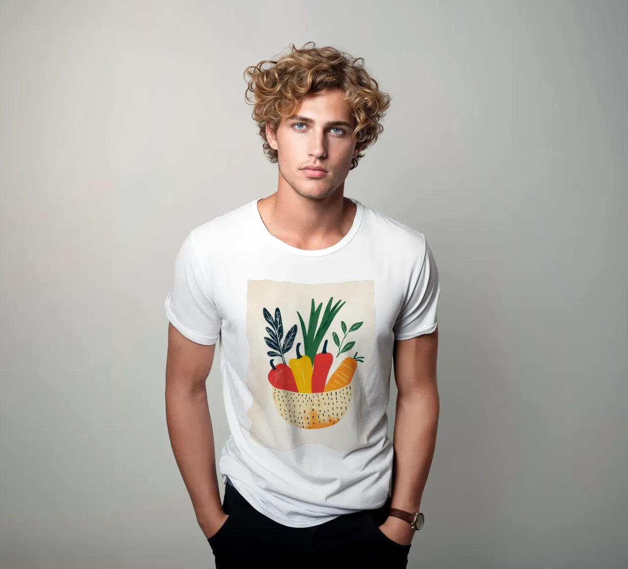 Cestino fresco t-shirt da Pop and Fruits - Affiches & posters
