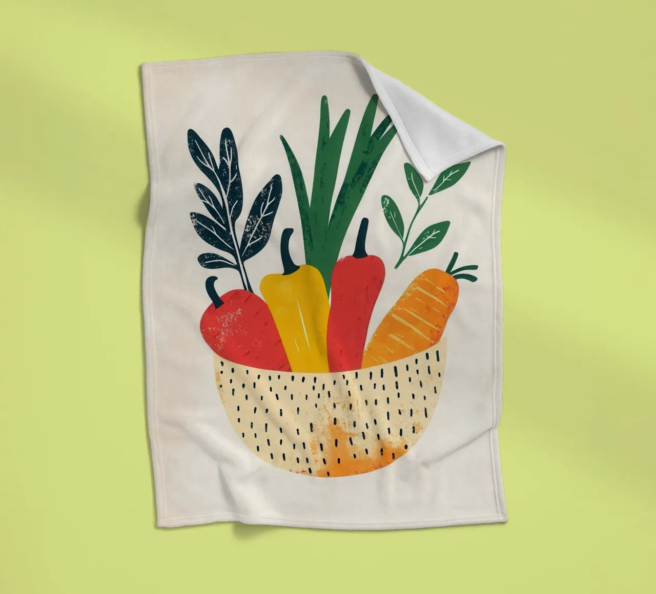 Cestino fresco coperta in pile da Pop and Fruits - Affiches & posters