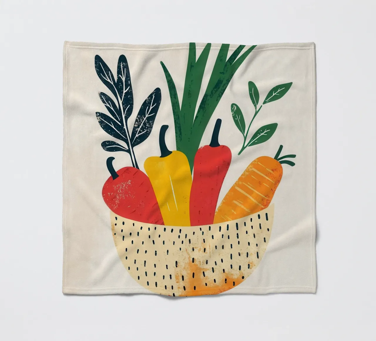 Cestino fresco coperta in pile da Pop and Fruits - Affiches & posters