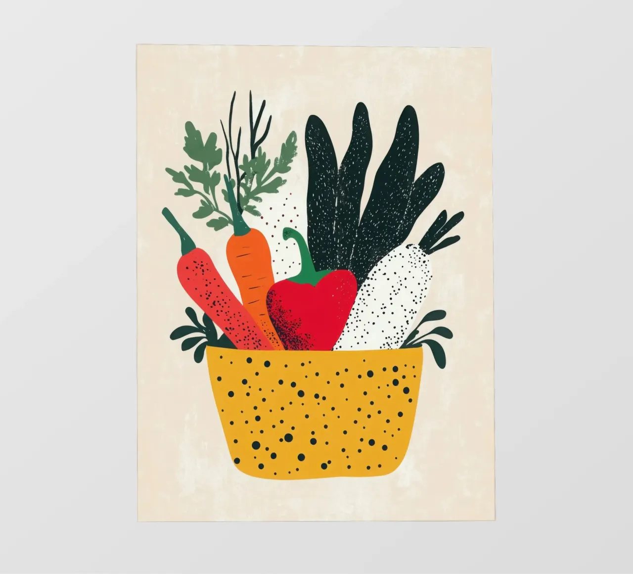 Sapori dall'orto telo in pvc da Pop and Fruits - Affiches & posters