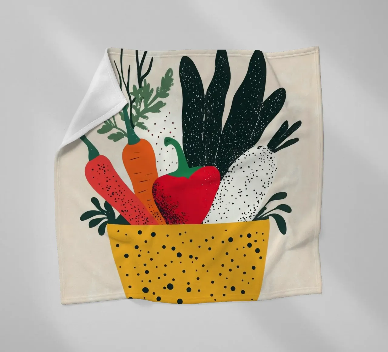 Sapori dall'orto coperta in pile da Pop and Fruits - Affiches & posters