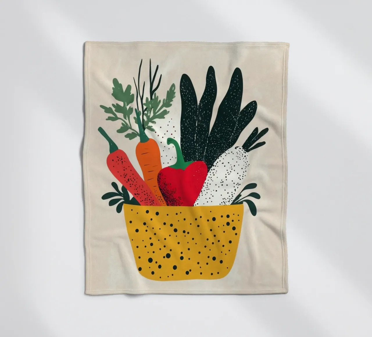 Sapori dall'orto coperta in pile da Pop and Fruits - Affiches & posters