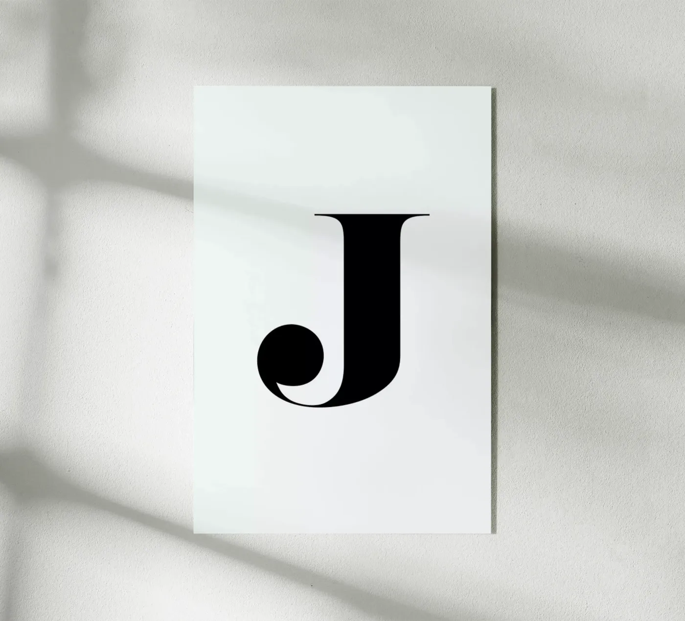 J Acryl-Glas von Mottos by Sinan Saydik