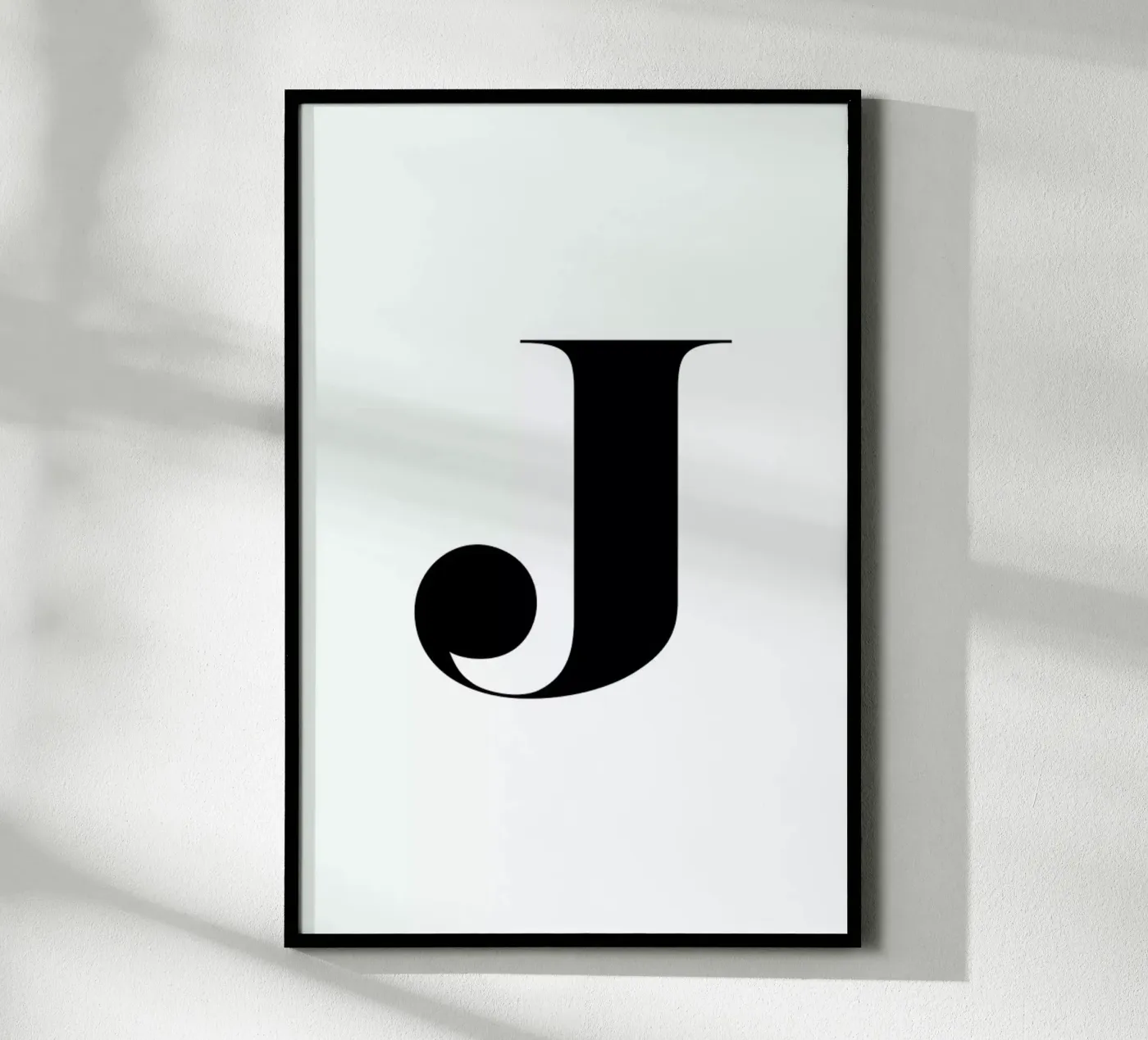 J Poster von Mottos by Sinan Saydik