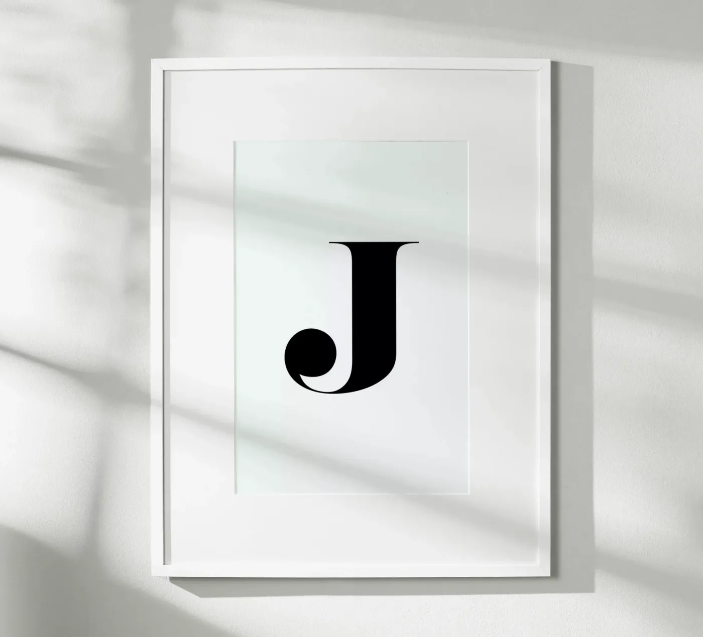 J Poster von Mottos by Sinan Saydik