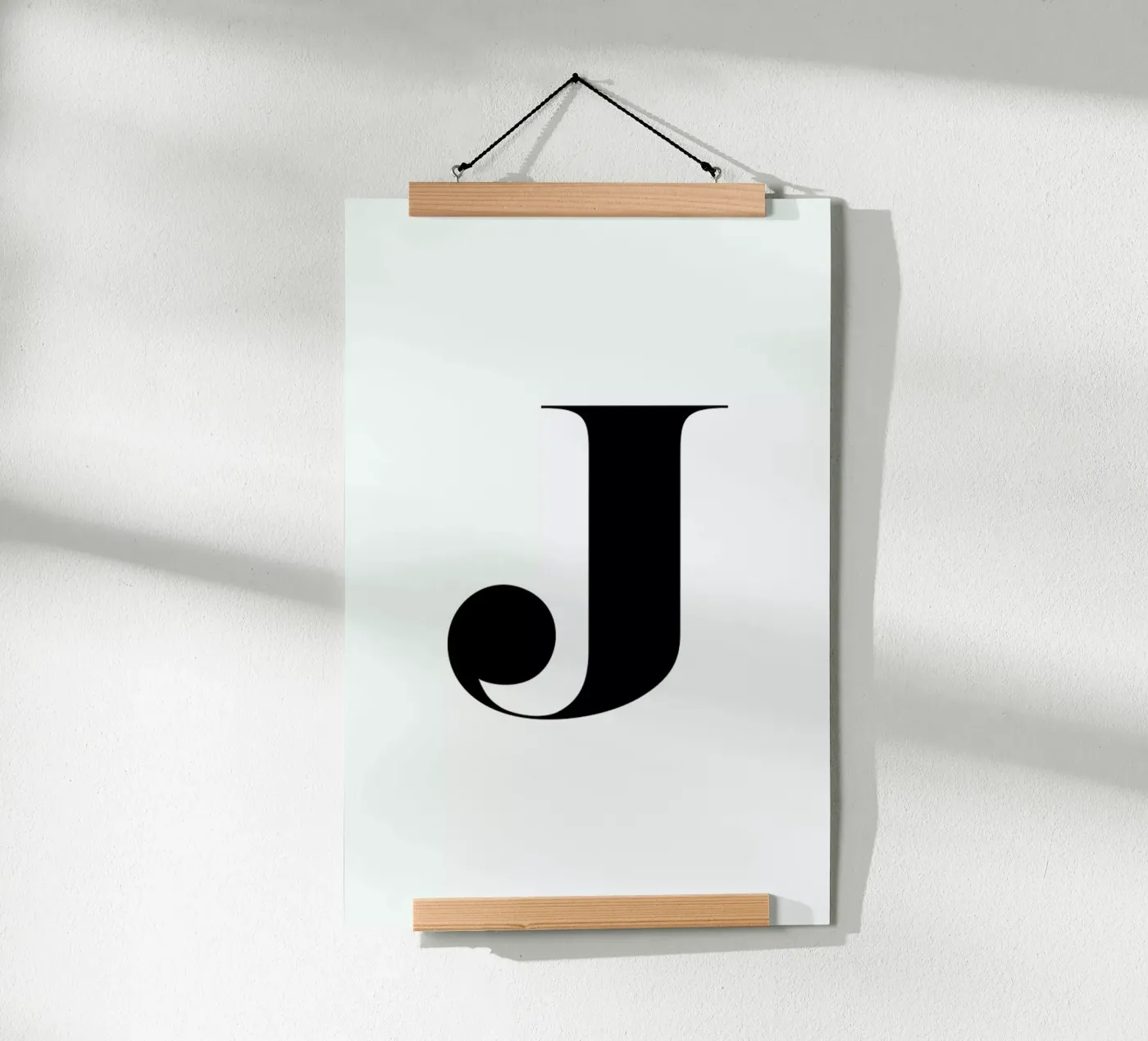 J Poster von Mottos by Sinan Saydik