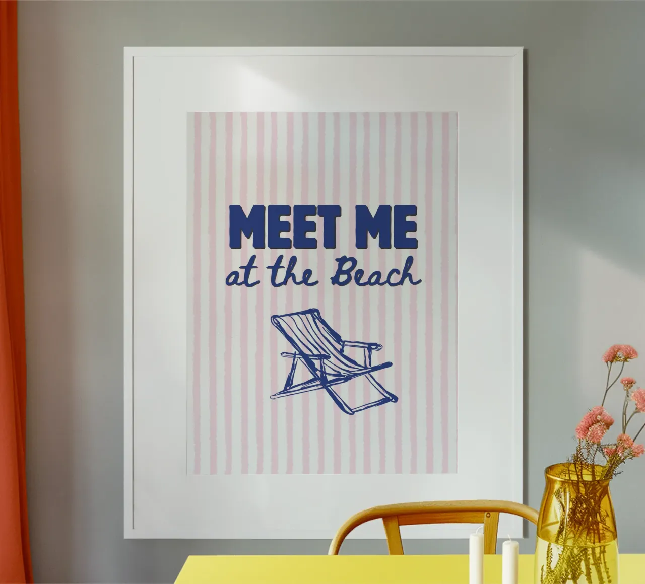 Meet me at the beach carta hahnemühle da IamHomeStudio