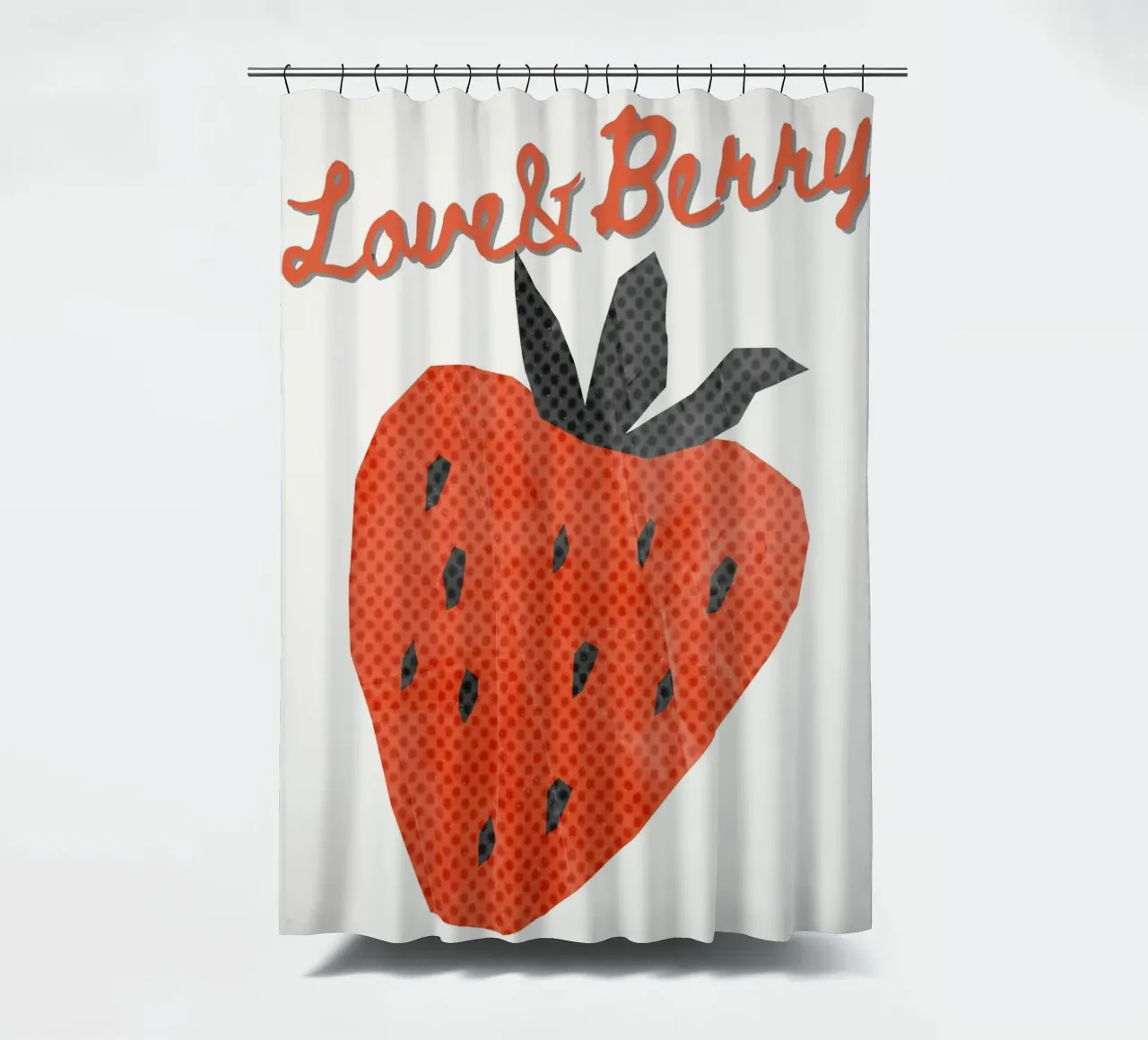 Fragola tenda da doccia da IamHomeStudio