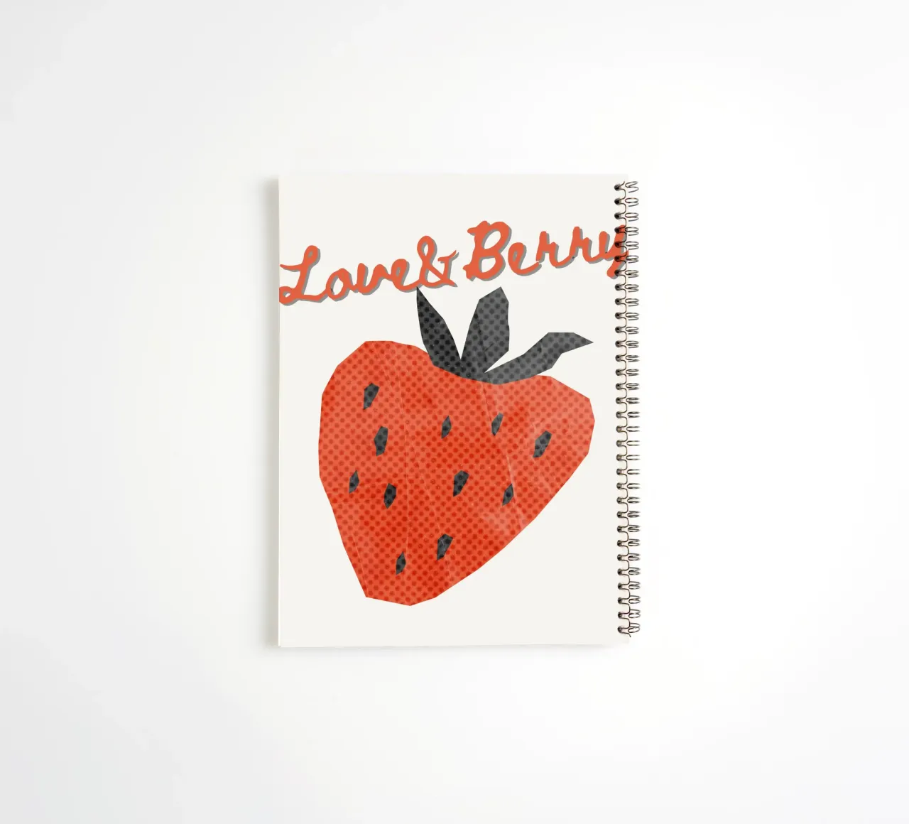 Strawberry Ringbuch von IamHomeStudio