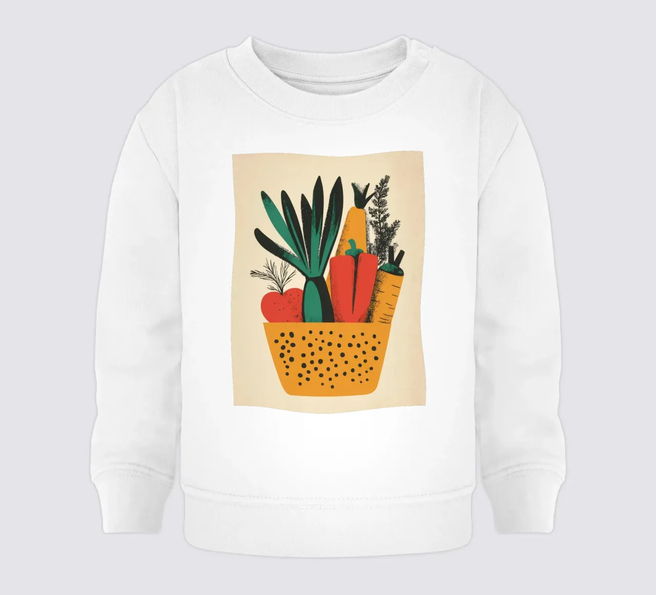 Tavolozza di piante felpa neonato da Pop and Fruits - Affiches & posters