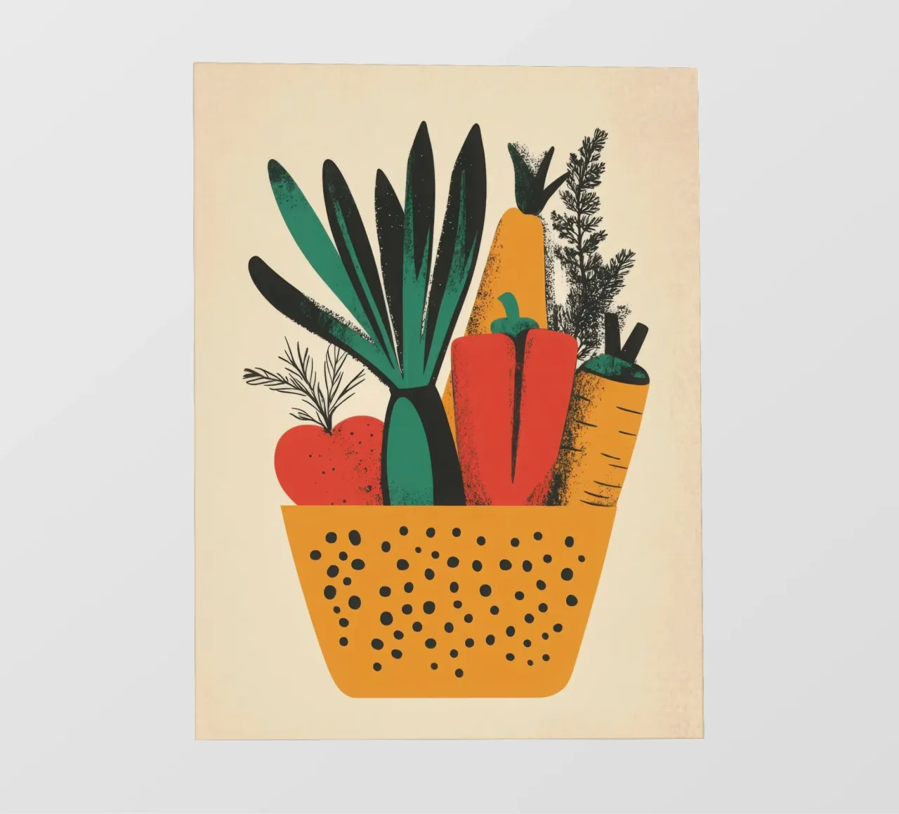 Tavolozza di piante telo in pvc da Pop and Fruits - Affiches & posters