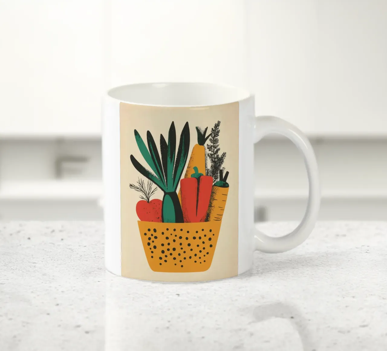 Tavolozza di piante tazza in ceramica da Pop and Fruits - Affiches & posters