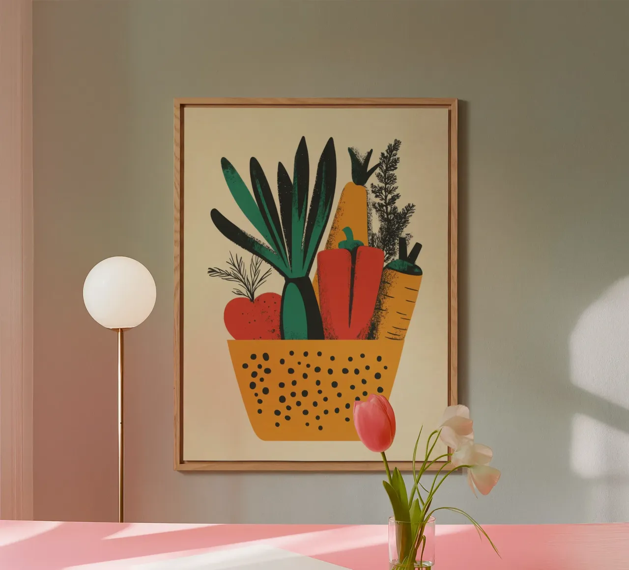 Tavolozza di piante alluminio dibond da Pop and Fruits - Affiches & posters