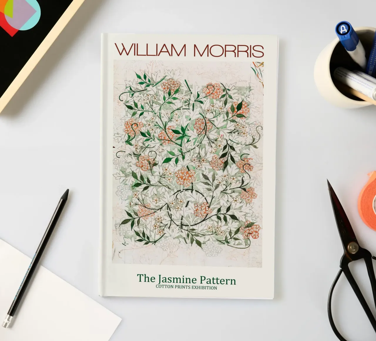 William Morris "Jasmine Pattern" - Artful designs for your home notebook by Little Art Histories