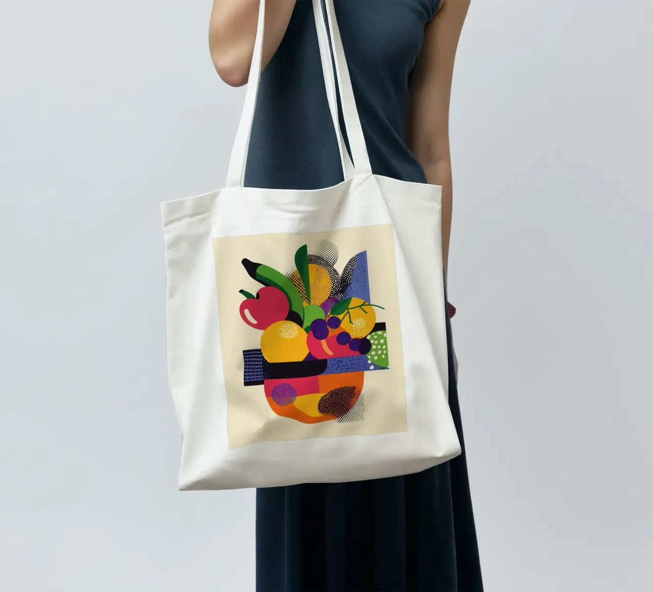 Esplosione di frutta - Un bouquet di colori borsa in juta da Pop and Fruits - Affiches & posters