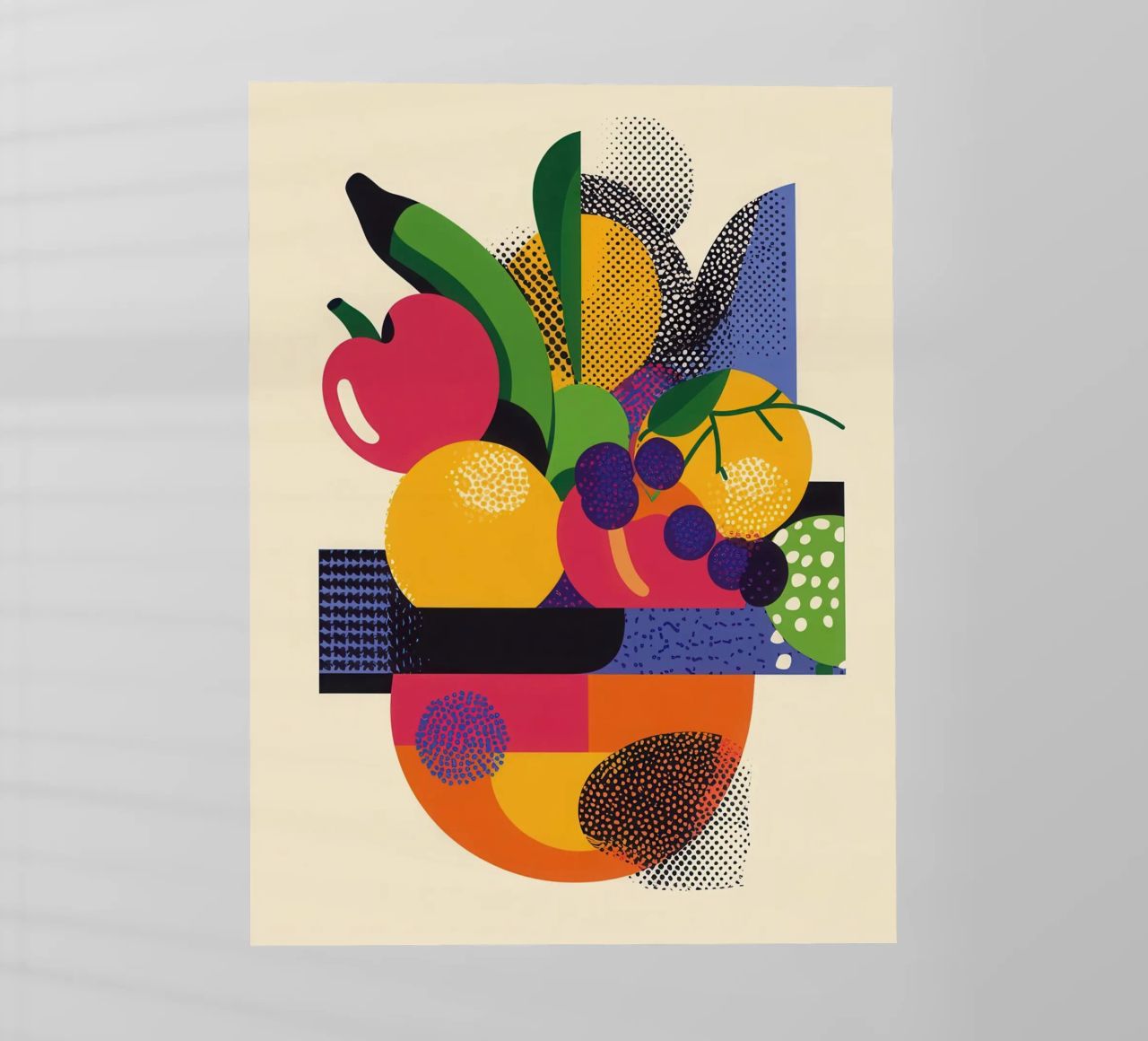 Esplosione di frutta - Un bouquet di colori pellicola backlit da Pop and Fruits - Affiches & posters