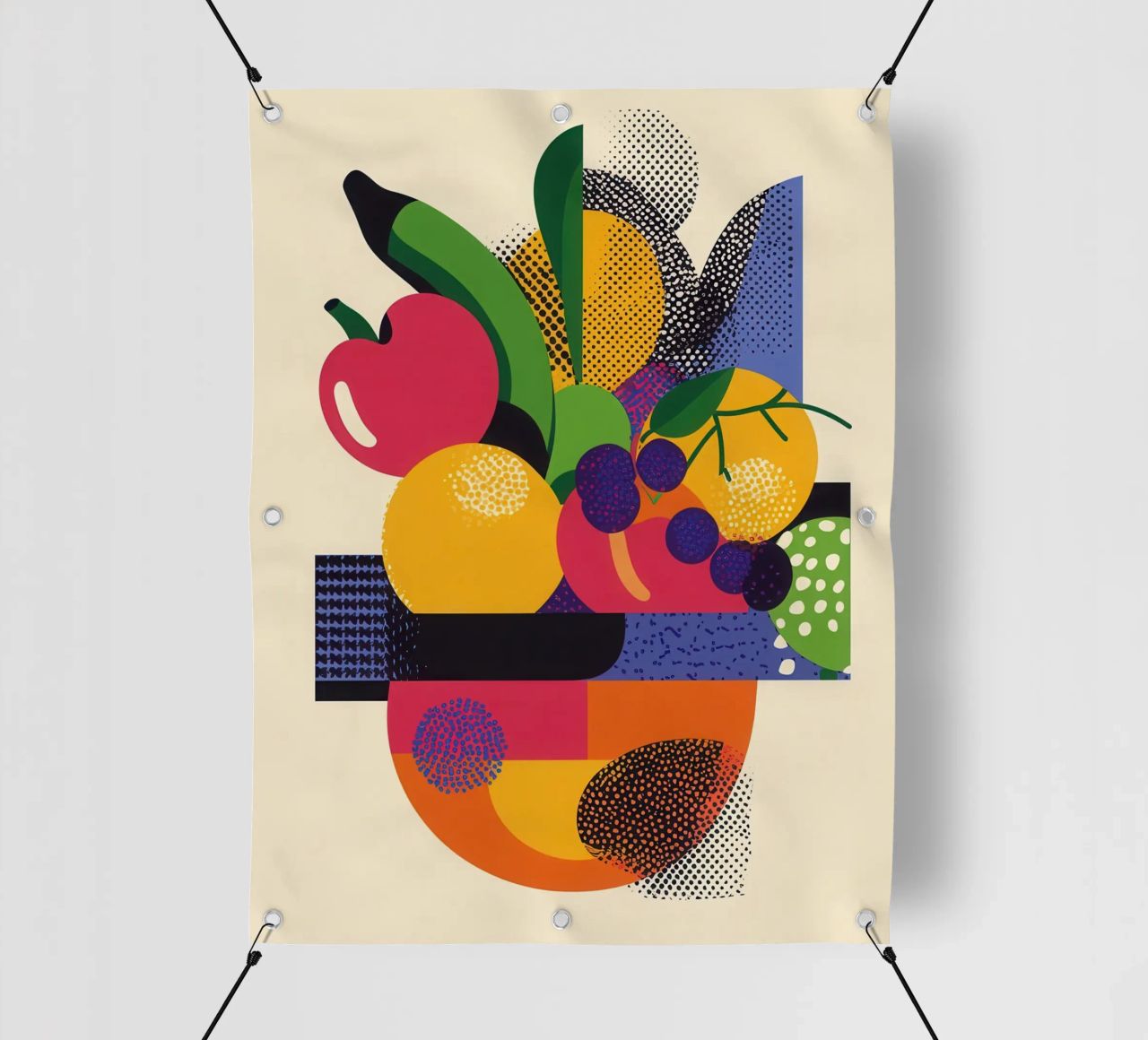 Esplosione di frutta - Un bouquet di colori telo in pvc da Pop and Fruits - Affiches & posters