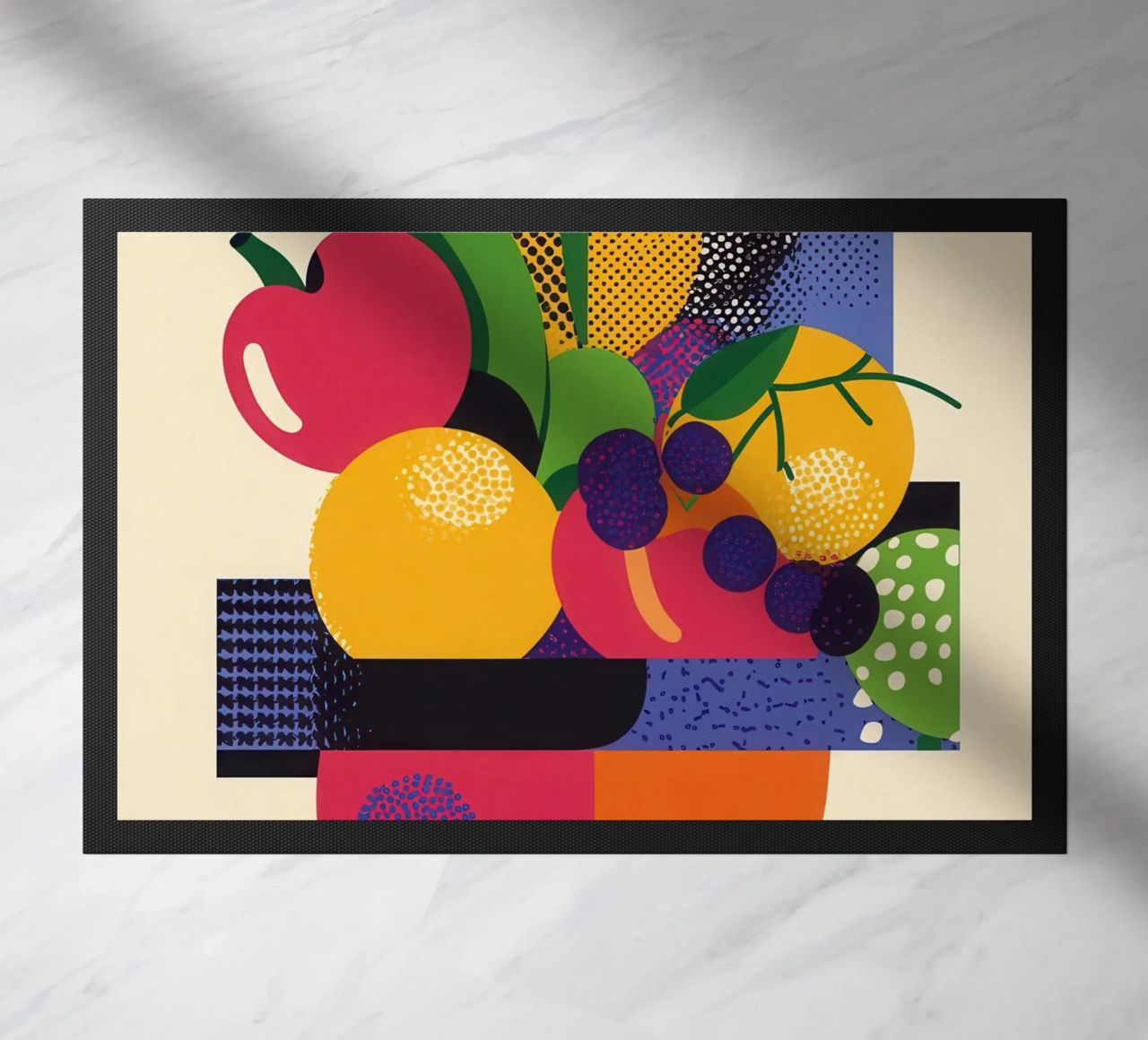 Esplosione di frutta - Un bouquet di colori zerbino da Pop and Fruits - Affiches & posters
