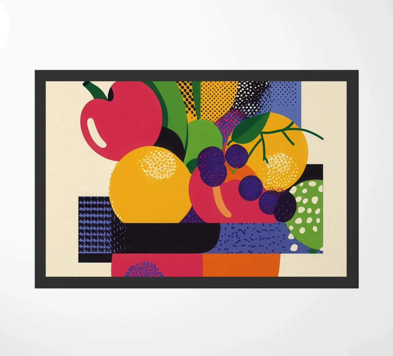 Esplosione di frutta - Un bouquet di colori zerbino da Pop and Fruits - Affiches & posters