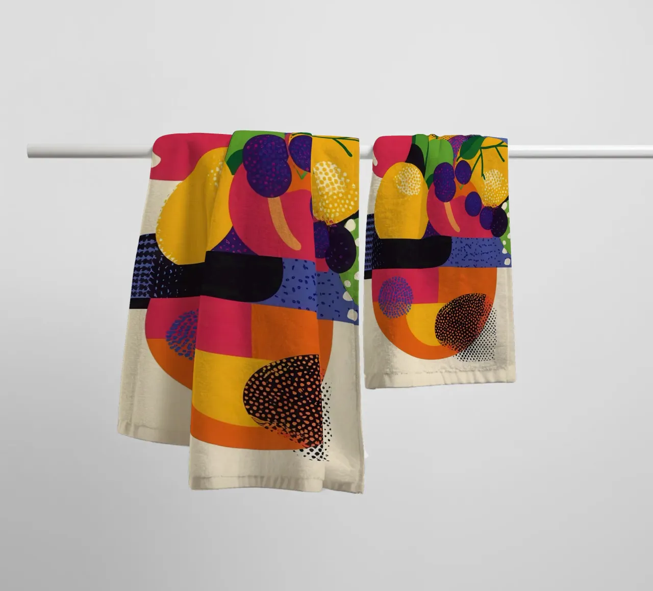 Esplosione di frutta - Un bouquet di colori asciugamano da bagno da Pop and Fruits - Affiches & posters