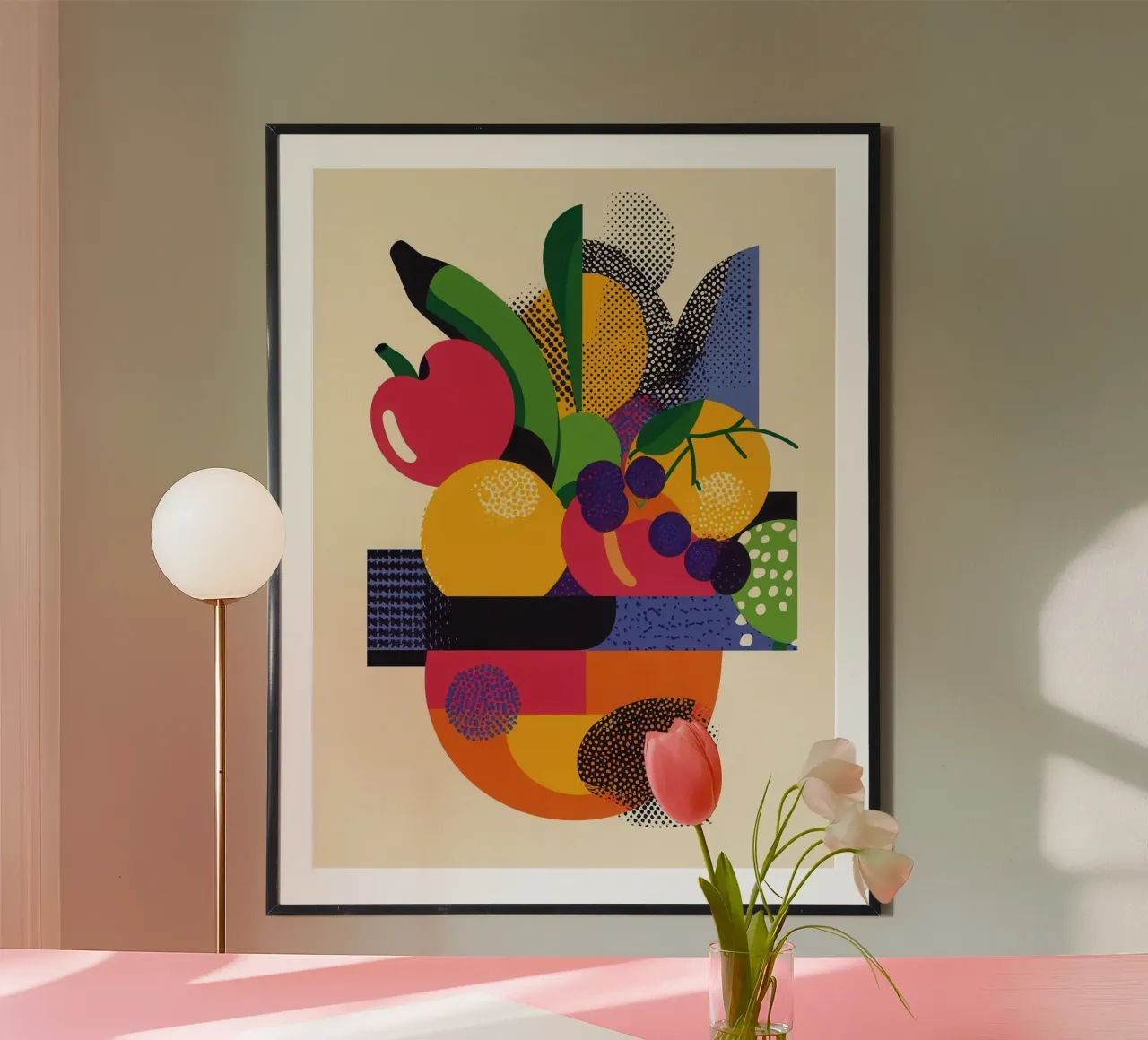 Esplosione di frutta - Un bouquet di colori carta hahnemühle da Pop and Fruits - Affiches & posters