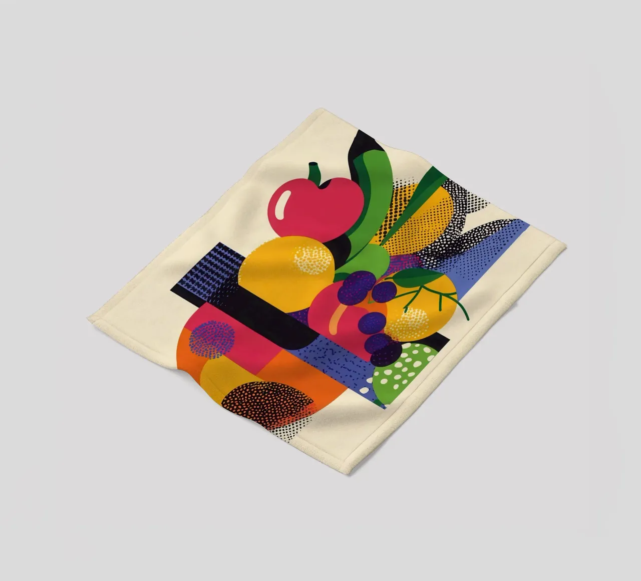 Esplosione di frutta - Un bouquet di colori coperta in pile da Pop and Fruits - Affiches & posters