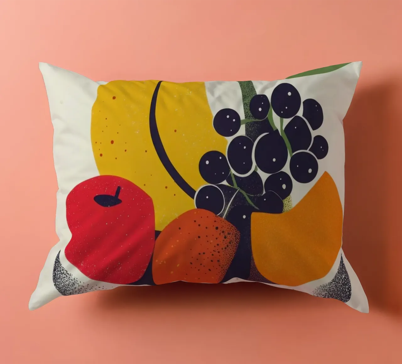 Fruits en Douceur - Una natura morta moderna cuscino da Pop and Fruits - Affiches & posters