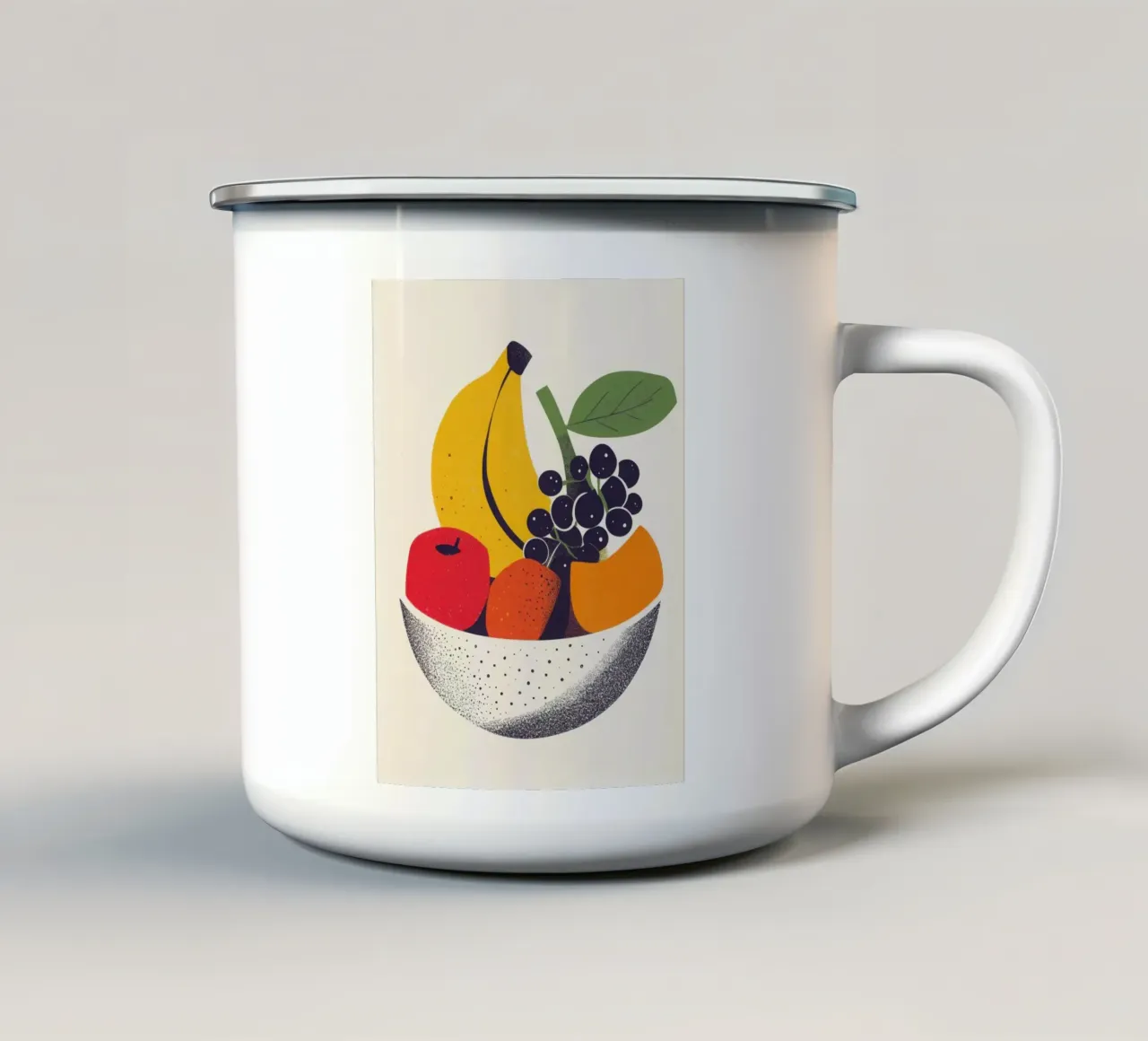 Fruits en Douceur - Una natura morta moderna tazza in smalto da Pop and Fruits - Affiches & posters