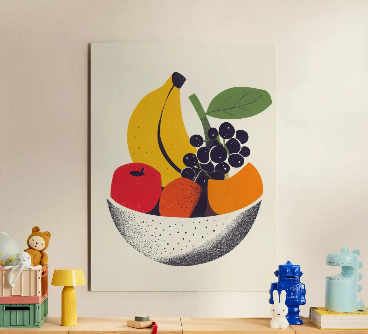 Fruits en Douceur - Una natura morta moderna alluminio dibond da Pop and Fruits - Affiches & posters