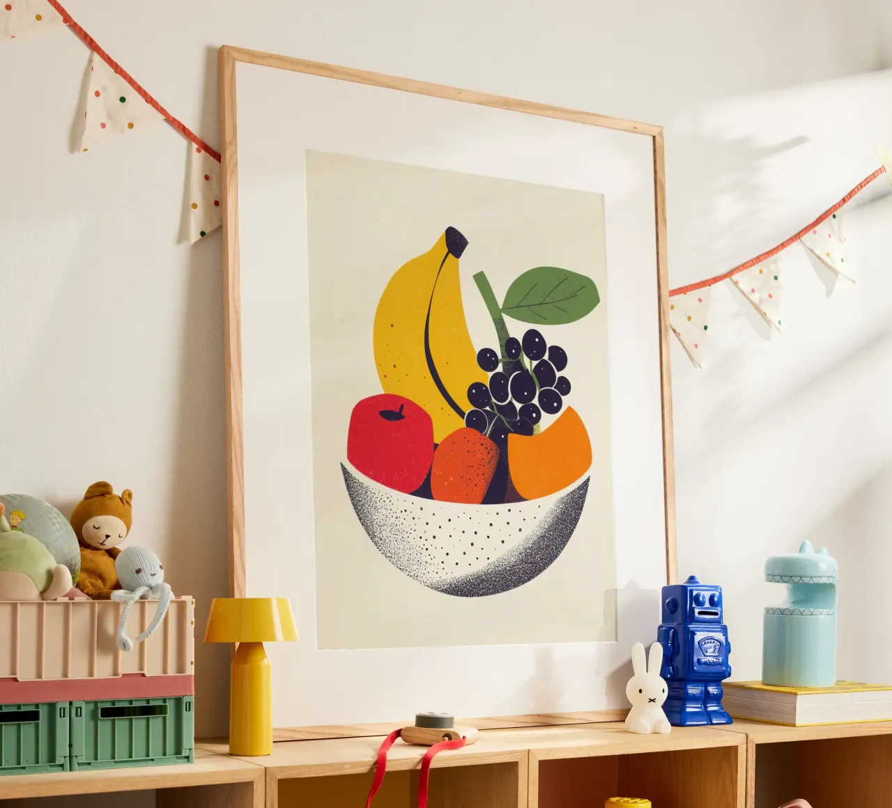 Fruits en Douceur - A Modern Still Life poster by Pop and Fruits - Affiches & posters