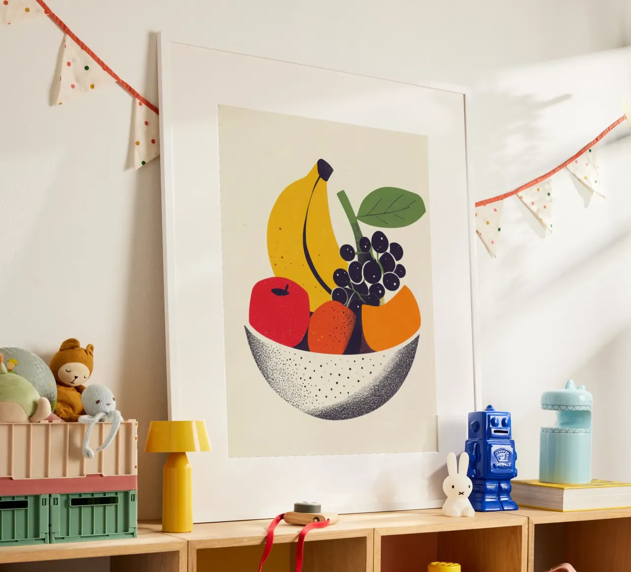 Fruits en Douceur - Una natura morta moderna carta hahnemühle da Pop and Fruits - Affiches & posters