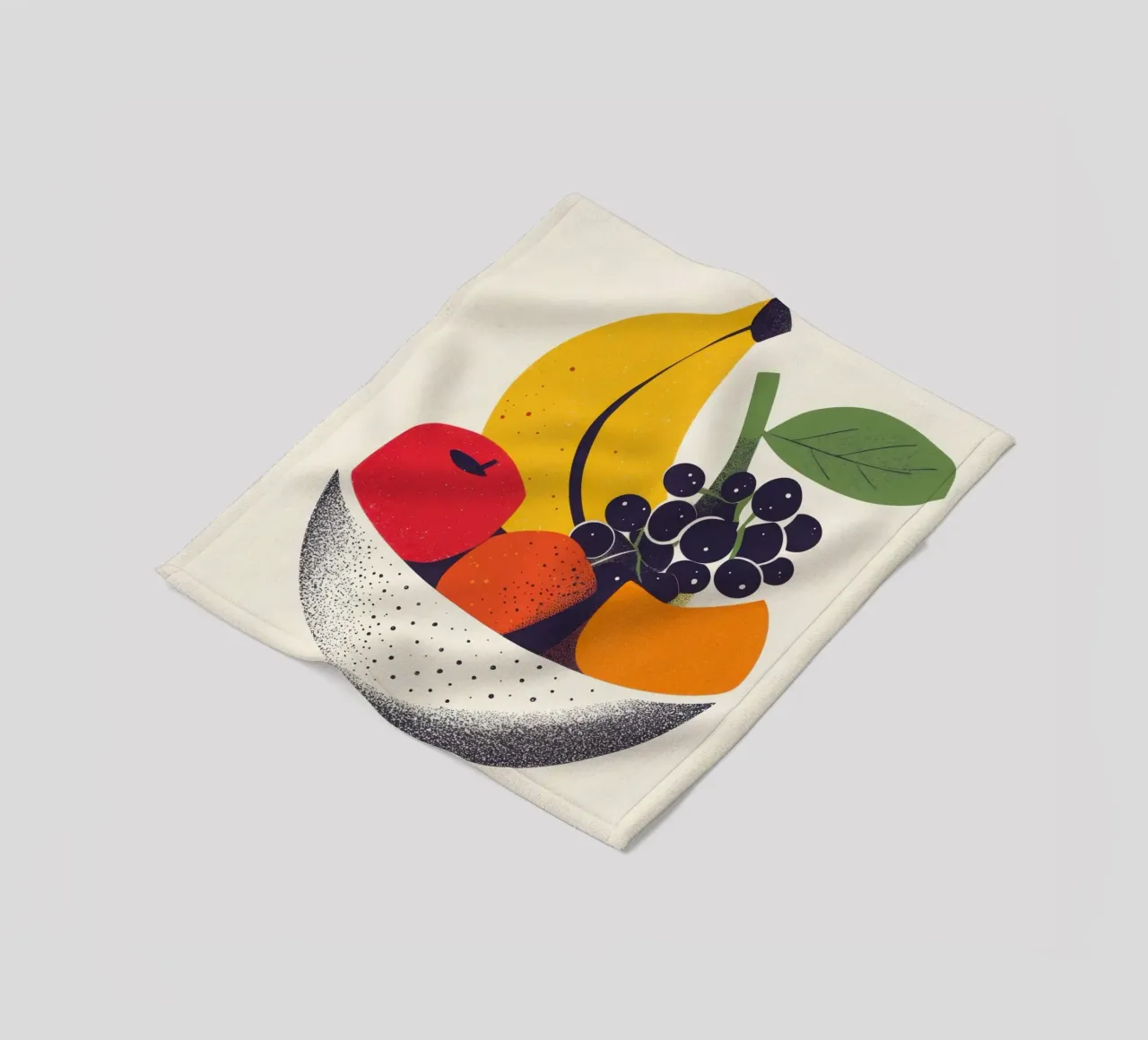 Fruits en Douceur - Una natura morta moderna coperta in pile da Pop and Fruits - Affiches & posters
