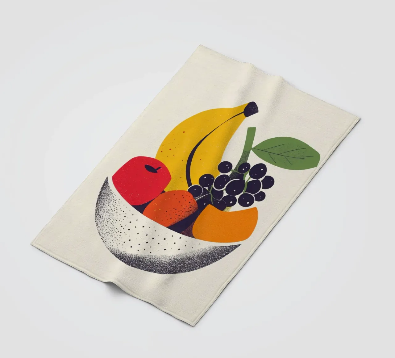 Fruits en Douceur - Una natura morta moderna coperta in pile da Pop and Fruits - Affiches & posters