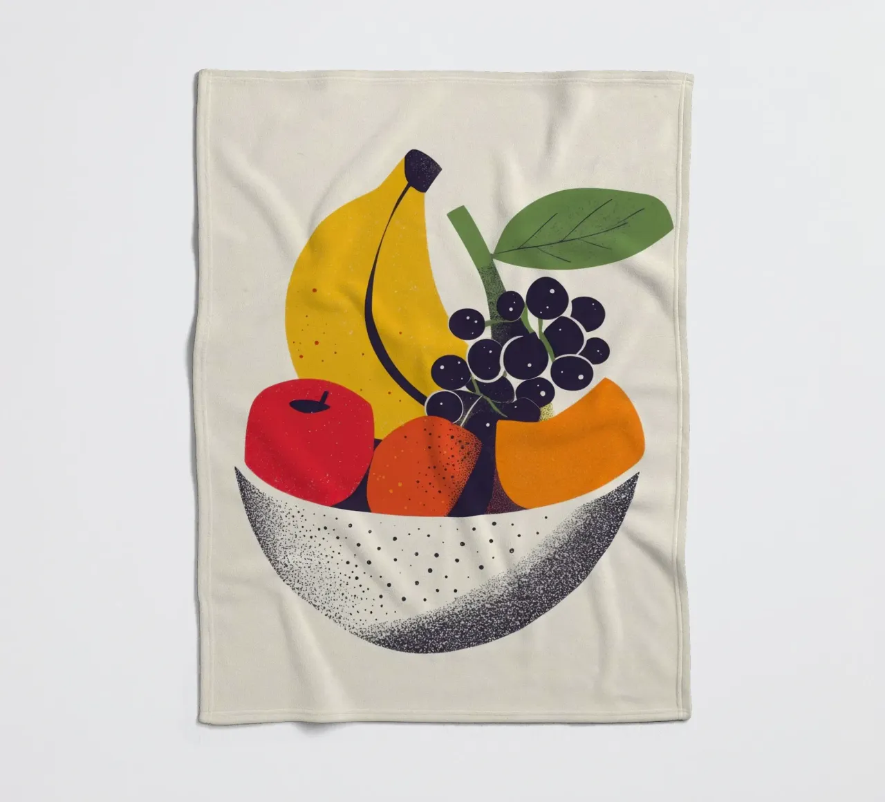 Fruits en Douceur - Una natura morta moderna coperta in pile da Pop and Fruits - Affiches & posters