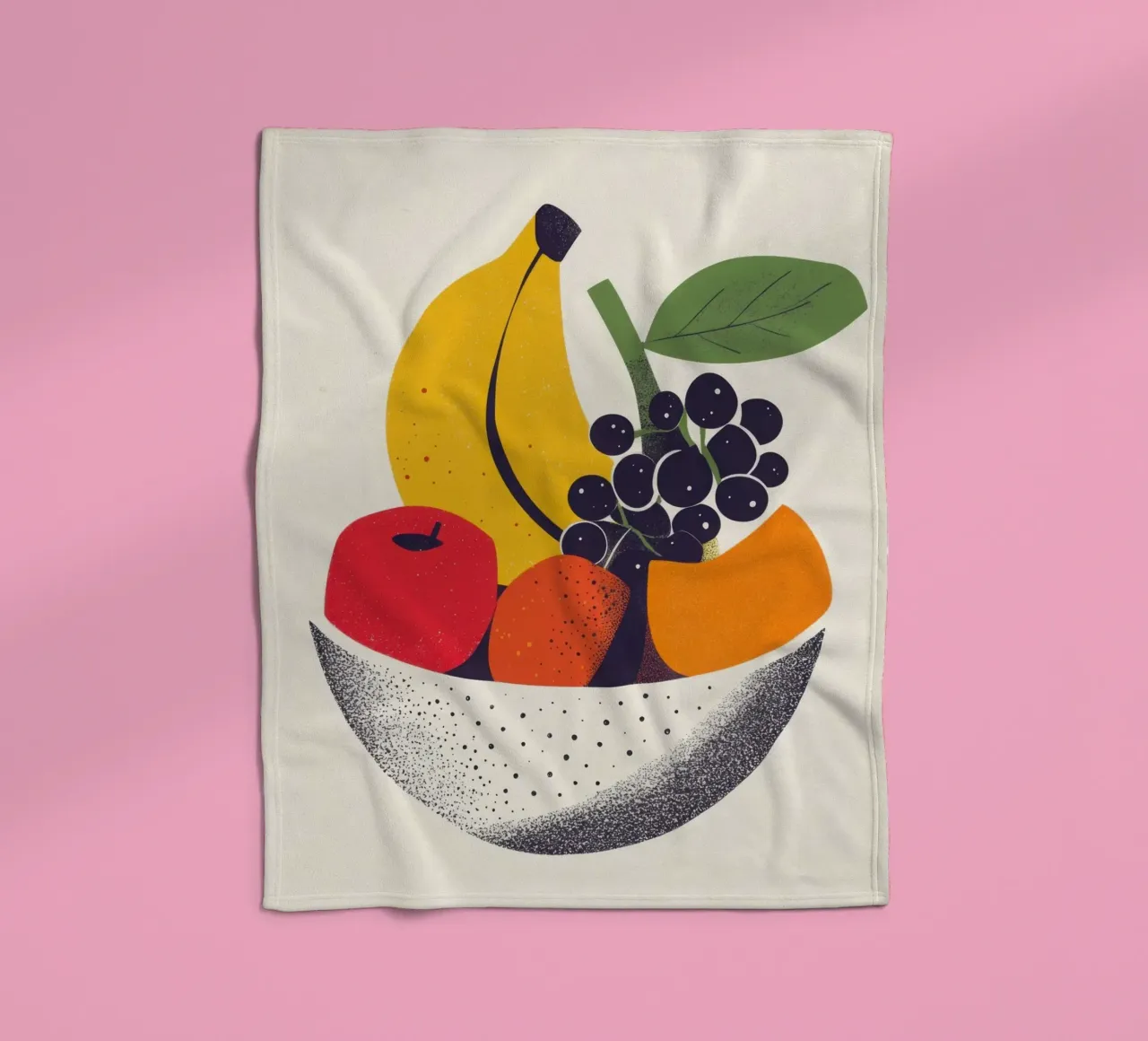 Fruits en Douceur - Una natura morta moderna coperta in pile da Pop and Fruits - Affiches & posters
