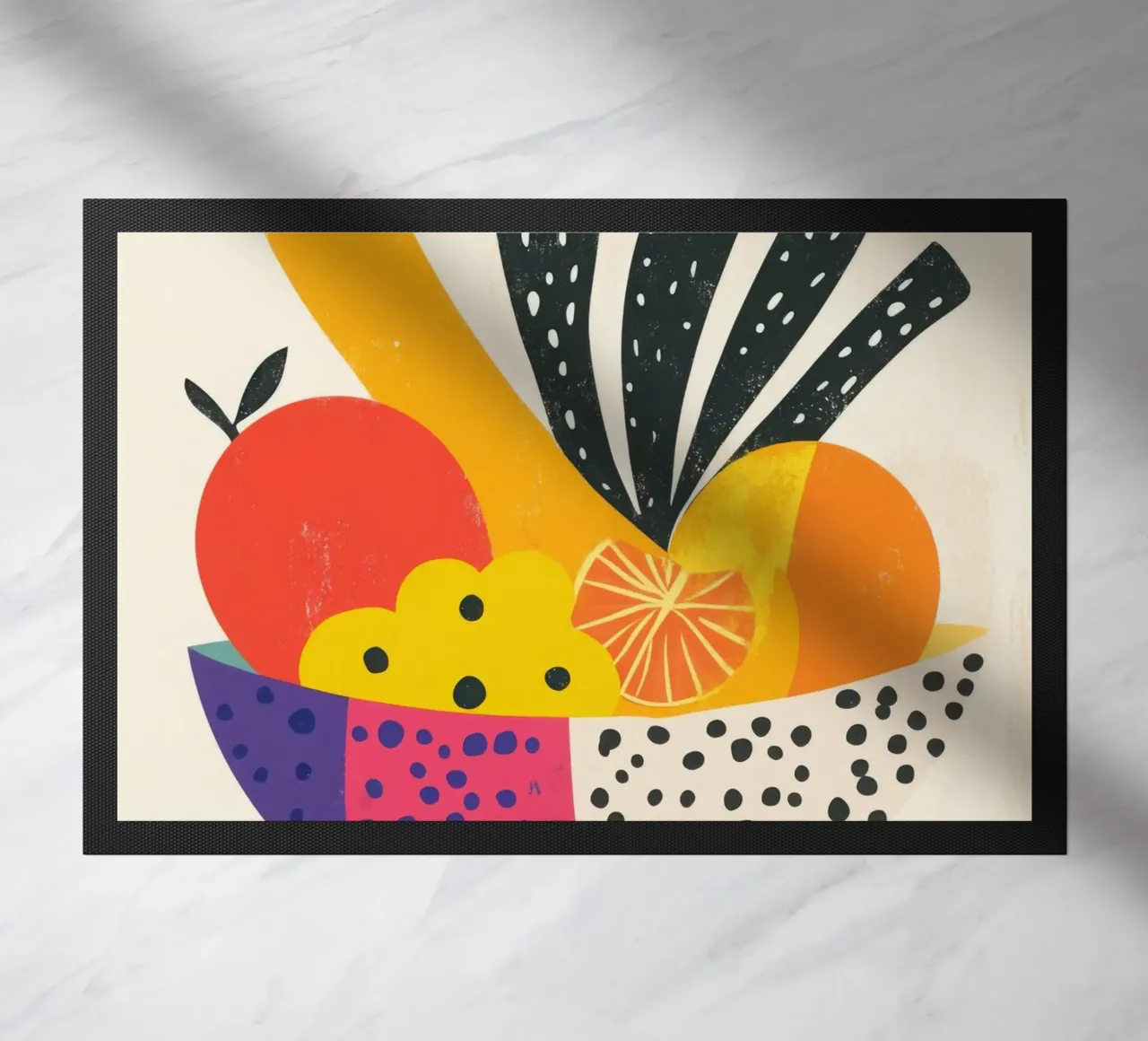 Esplosione tropicale - Un'ode alla vitalità zerbino da Pop and Fruits - Affiches & posters