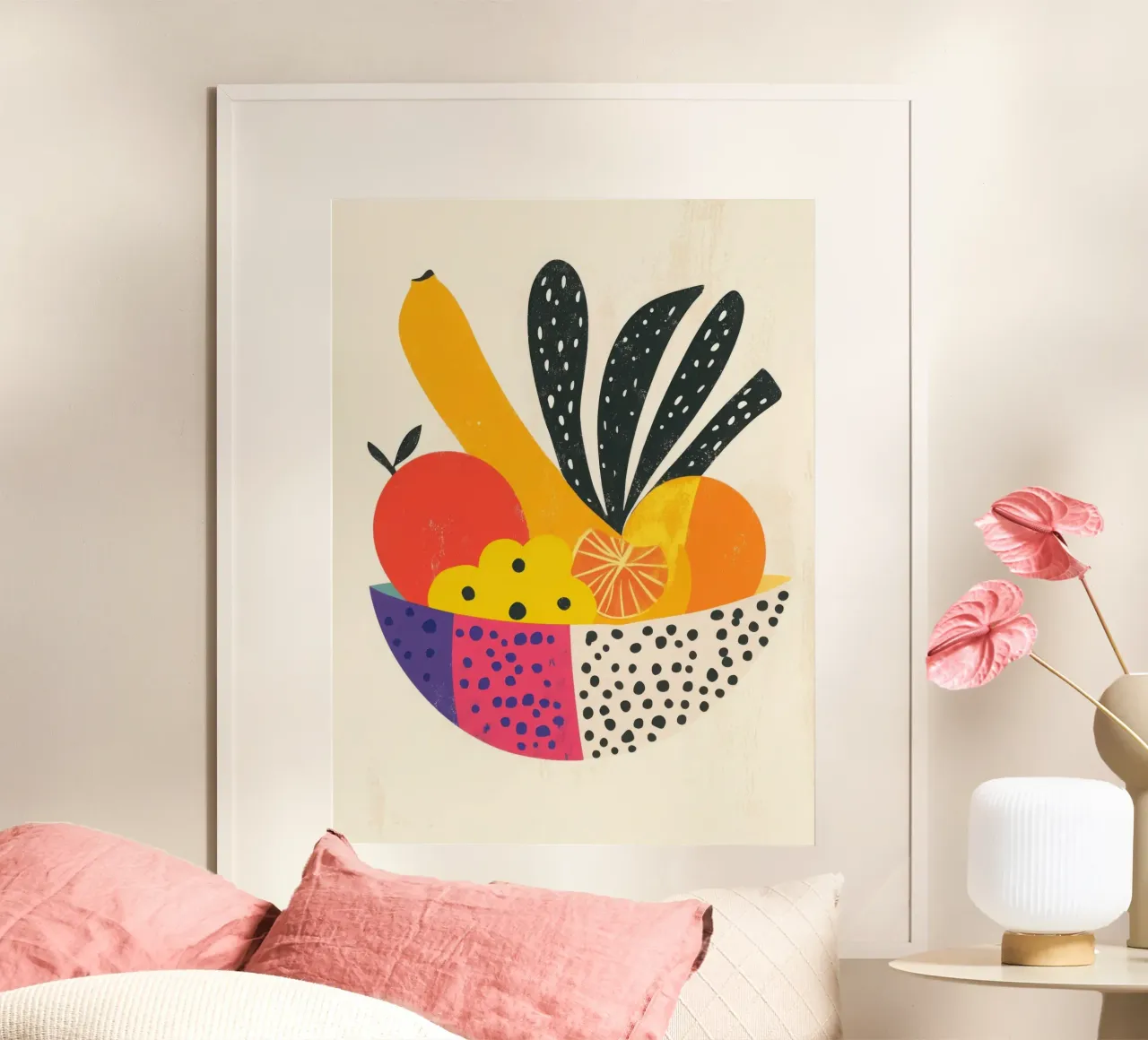 Esplosione tropicale - Un'ode alla vitalità carta hahnemühle da Pop and Fruits - Affiches & posters