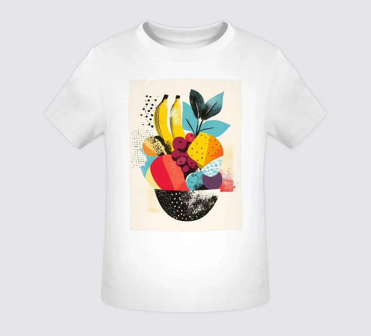 Cestino di frutta - Un turbinio di colori maglietta neonato da Pop and Fruits - Affiches & posters