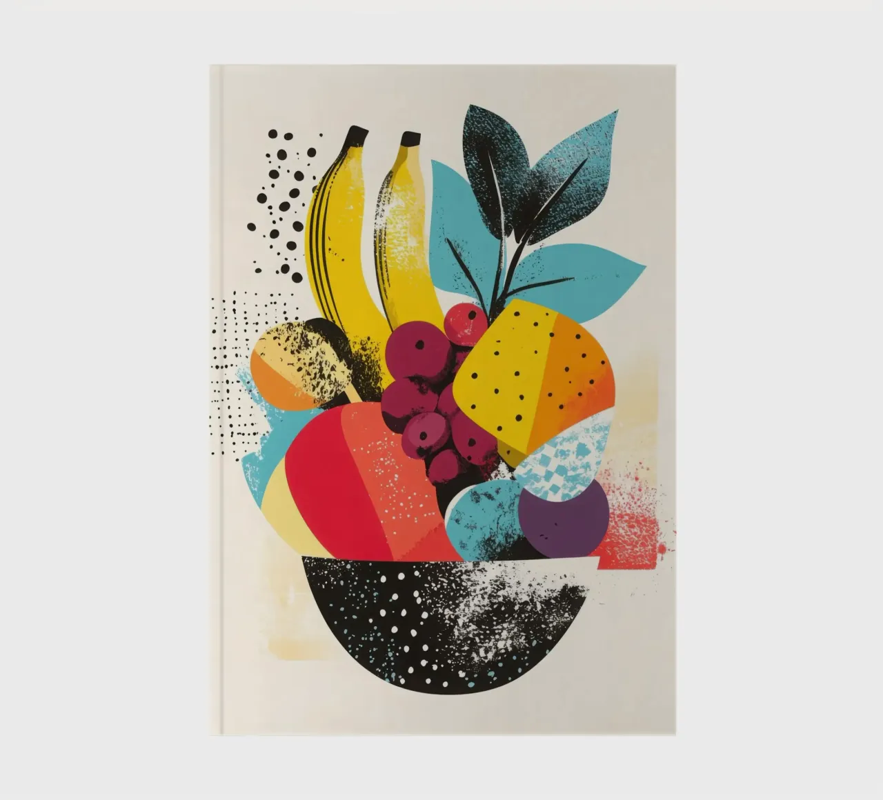 Cestino di frutta - Un turbinio di colori diario da Pop and Fruits - Affiches & posters
