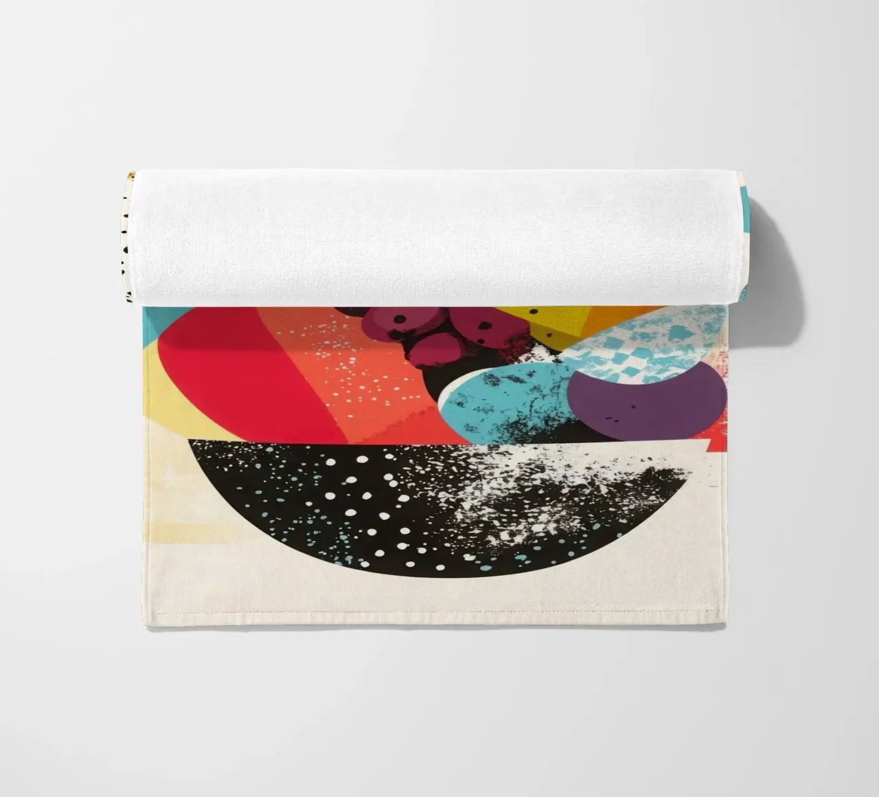 Cestino di frutta - Un turbinio di colori telo mare da Pop and Fruits - Affiches & posters