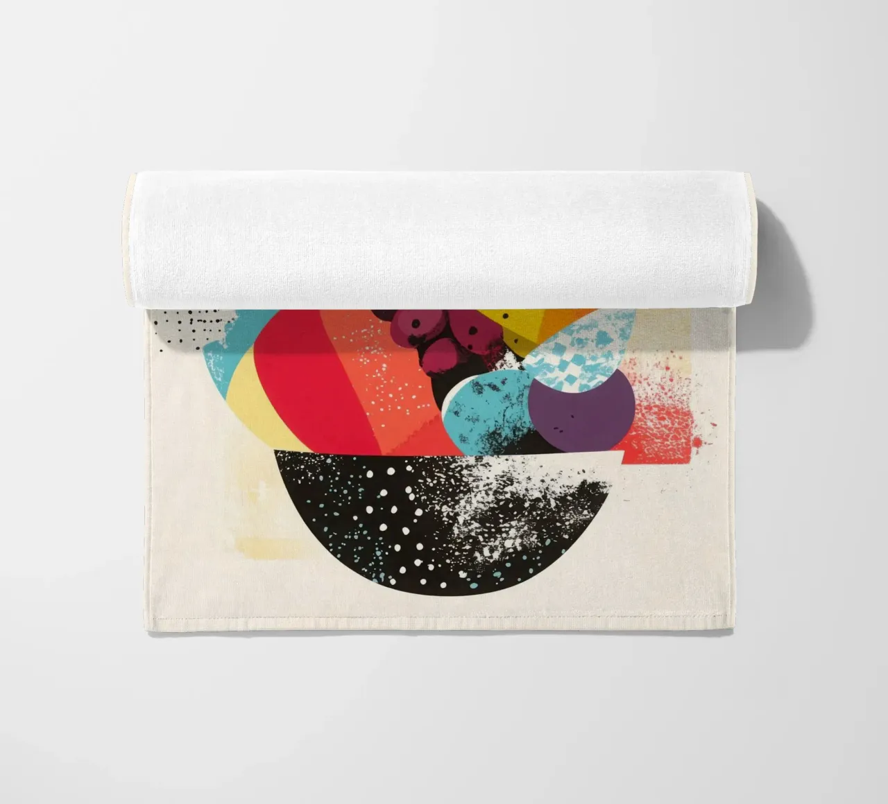 Cestino di frutta - Un turbinio di colori telo mare da Pop and Fruits - Affiches & posters